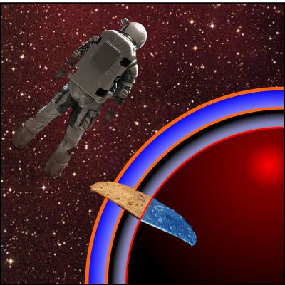 Astronaut and semi-biscotto