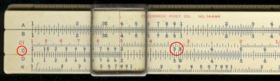 Slide rule 3