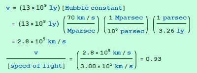 Old Reliable z calculation